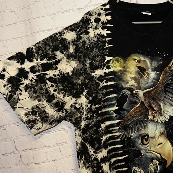Vintage Eagle shirt all over print Animal Nature size XXXL - Picture 2 of 8